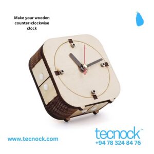 Back in Time - Make your wooden counter-clockwise clock sri lanka