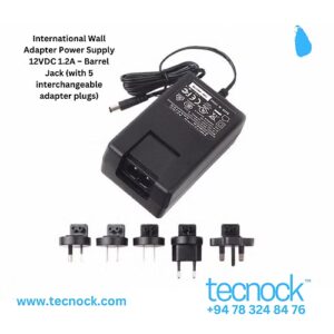 Wall Adapter Power Supply 12VDC 1.2A Barrel Jack sri lanka