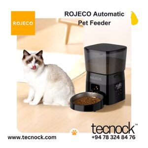ROJECO Automatic Pet Feeder Button Version sri lanka