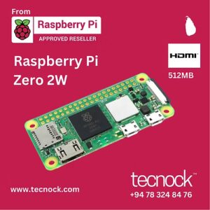 Raspberry Pi Zero 2 W (with quad-core CPU,Bluetooth 4.2,BLE,onboard antenna sri lanka